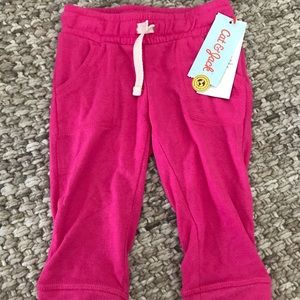 Hot Pink Cat&Jack Baby Sweats